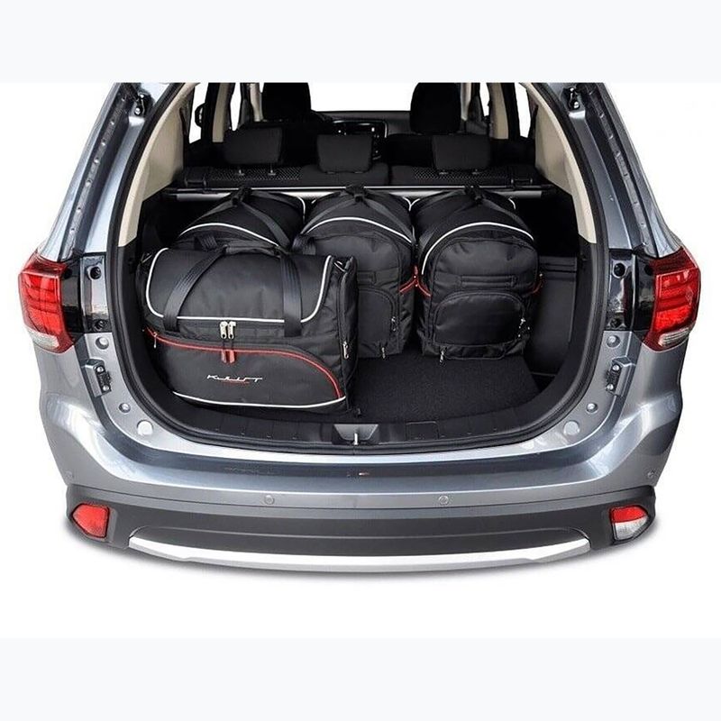 Bagažinės krepšių komplektas KJUST Mitsubishi Outlander 2012-2020 5 vnt. juodas 12