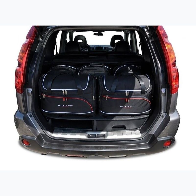 Bagažinės krepšių rinkinys KJUST Nissan X-Trail 2007-2014 5 vnt. Juodas 13