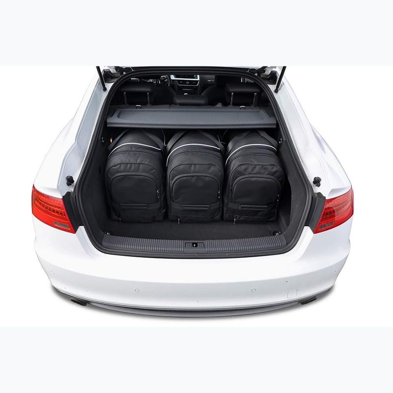KJUST bagažinės krepšių rinkinys Audi A5 Sportback 2009-2016 5 vnt., juodos spalvos 19