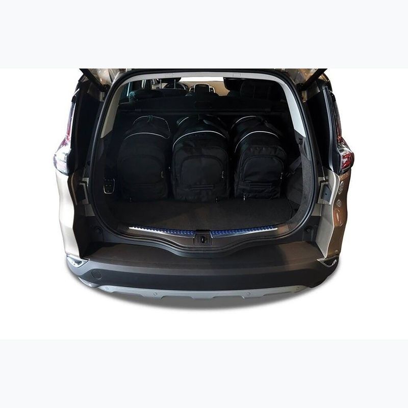 Bagažinės krepšių rinkinys KJUST Renault Espace 2014-2021 5 vnt. Juodas 13