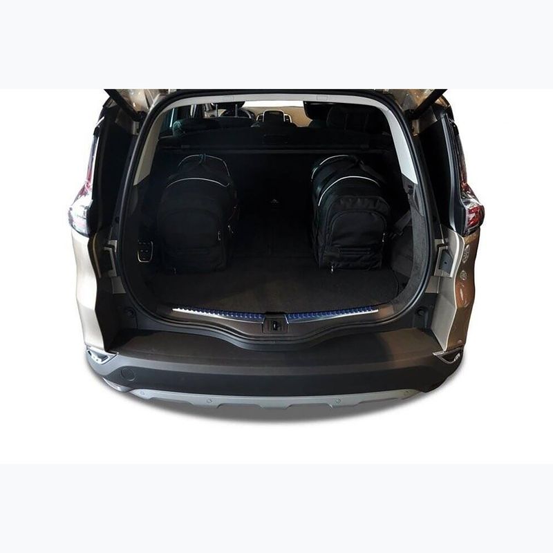 Bagažinės krepšių rinkinys KJUST Renault Espace 2014-2021 5 vnt. Juodas 14