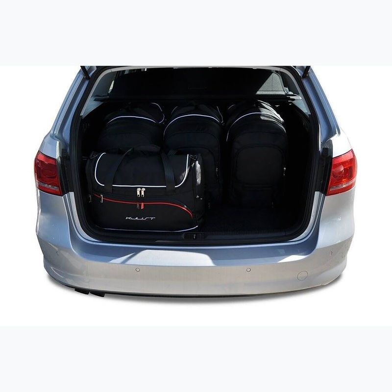 Bagažinės krepšių komplektas KJUST Volkswagen Passat Variant 2010-2014 5 vnt. juodas 18