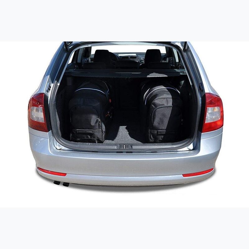 Bagažinės krepšių rinkinys KJUST Skoda Octavia Combi 2004-2013 5 vnt. Juodas 14