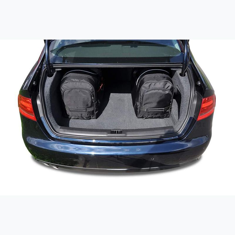 KJUST bagažinės krepšių rinkinys Audi A4 Limousine 2007-2015 5 vnt., juodos spalvos 20