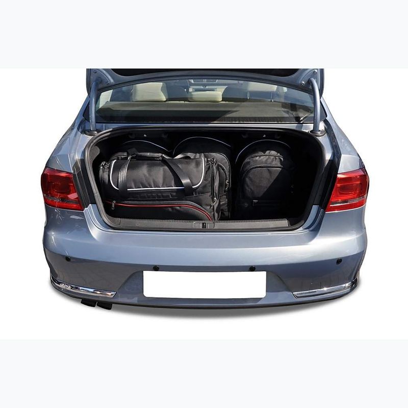 Bagažinės krepšių komplektas KJUST Volkswagen Passat Limousine 2010-2014 5 vnt. juodas 17