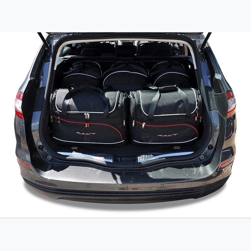 Bagažinės krepšių komplektas KJUST Ford Mondeo Kombi 2014-2021 5 vnt black 16