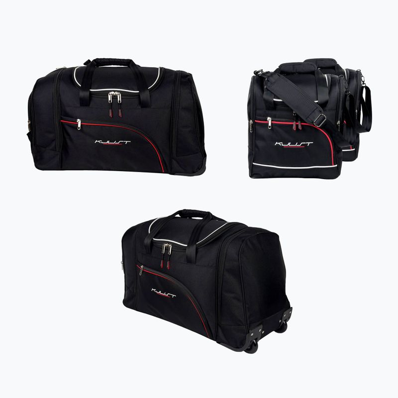 Bagažinės krepšių rinkinys KJUST Seat Ateca 2016+ 4 vnt. Juodas