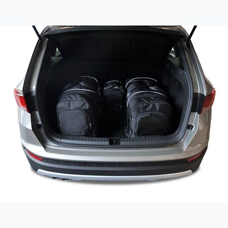 Bagažinės krepšių rinkinys KJUST Seat Ateca 2016+ 4 vnt. Juodas 12