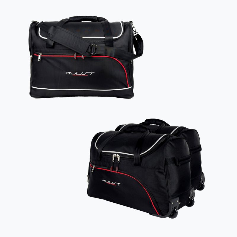 Bagažinės krepšių komplektas KJUST Kia Venga 2009-2019 3 vnt black