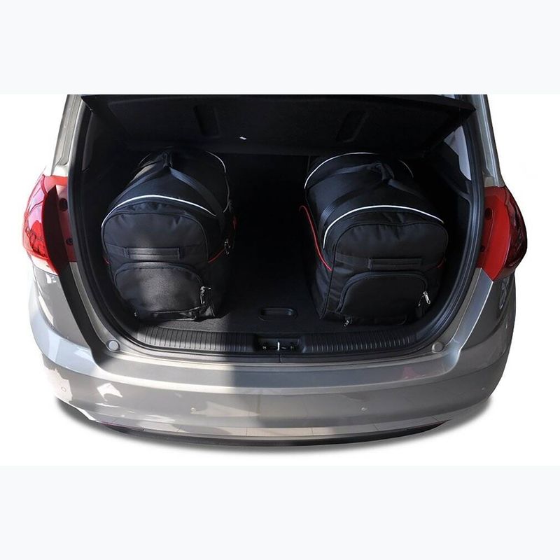 Bagažinės krepšių komplektas KJUST Kia Venga 2009-2019 3 vnt black 11