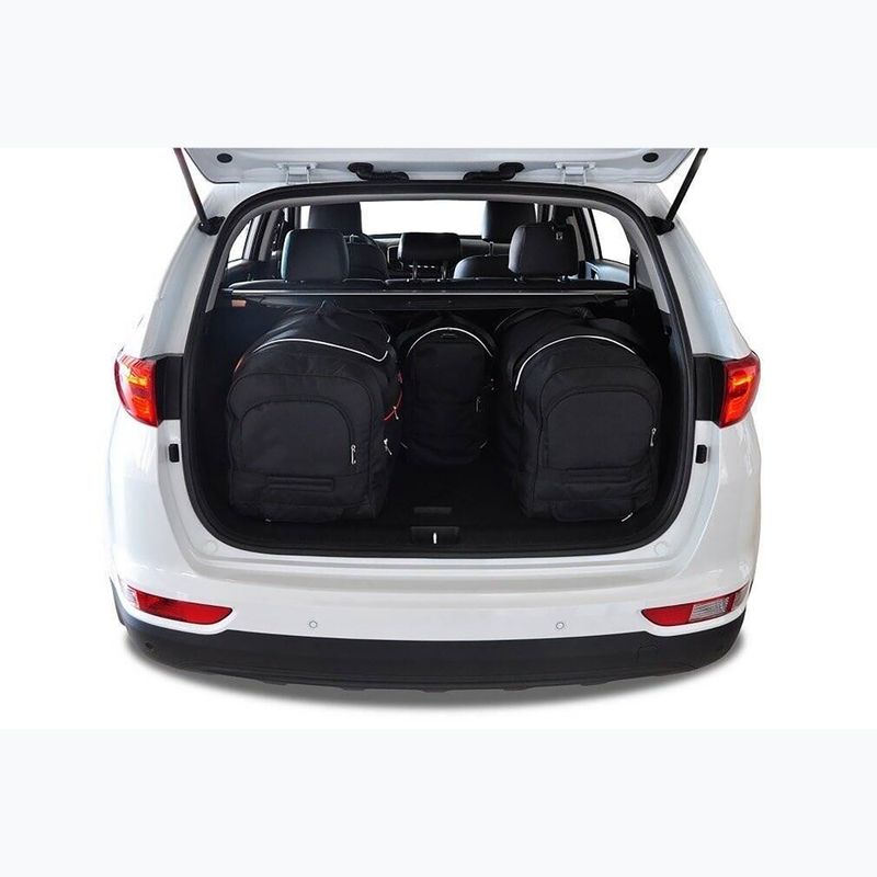 Bagažinės krepšių komplektas KJUST Kia Sportage 2016-2021 4 vnt black 12