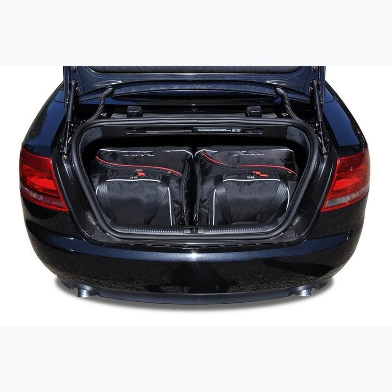 KJUST bagažinės krepšio komplektas Audi A4 Cabrio 2005-2009 4 vnt., juodas 15