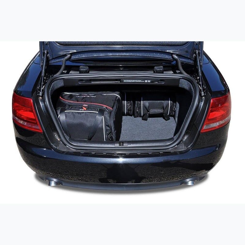 KJUST bagažinės krepšio komplektas Audi A4 Cabrio 2005-2009 4 vnt., juodas 16