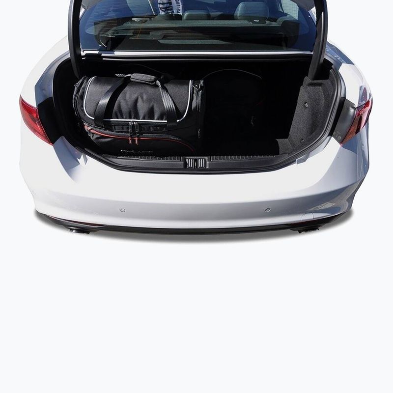 Bagažinės krepšių komplektas KJUST Alfa Romeo Giulia 2015+ 4 vnt. Juodas 17