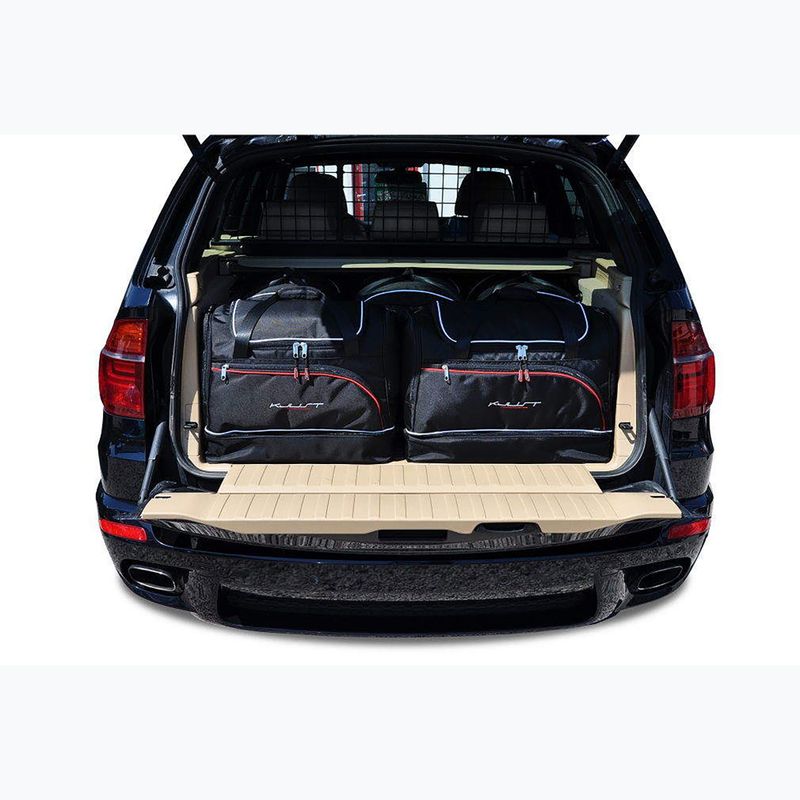 Bagažinės krepšių komplektas KJUST BMW X5 2006-2013 5 vnt black 13