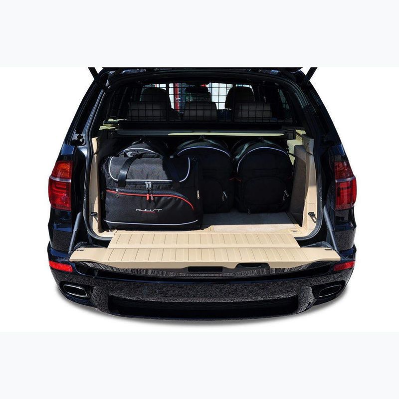 KJUST BMW X5 bagažinės krepšio komplektas 2006-2013 m. 5 vnt., juodas 14