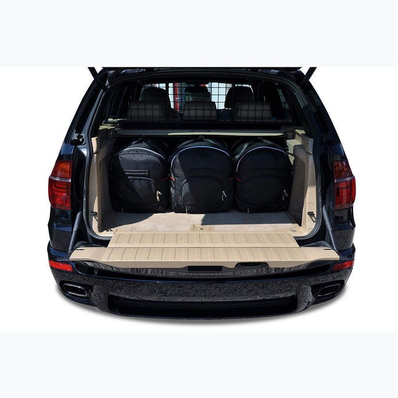 KJUST BMW X5 bagažinės krepšio komplektas 2006-2013 m. 5 vnt., juodas 15