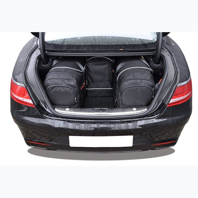 Bagažinės krepšių komplektas KJUST Mercedes-Benz S Coupe 2014-2020 4 vnt. juodas 12