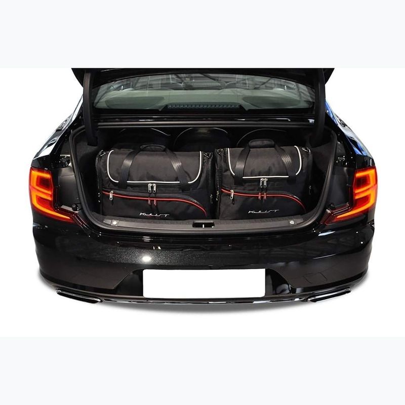 Bagažinės krepšių komplektas KJUST Volvo S90 2016+ 5 vnt. juodas 11