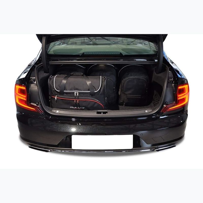 Bagažinės krepšių komplektas KJUST Volvo S90 2016+ 5 vnt. juodas 12