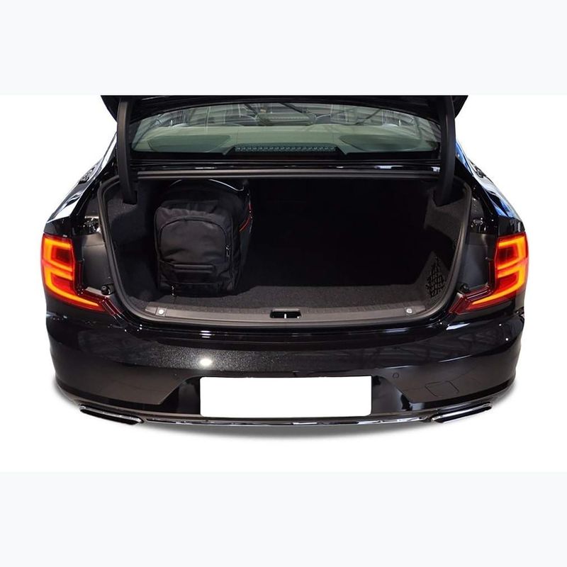 Bagažinės krepšių komplektas KJUST Volvo S90 2016+ 5 vnt. juodas 15