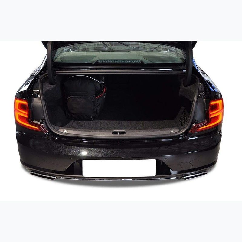 Bagažinės krepšių komplektas KJUST Volvo S90 2016+ 5 vnt. juodas 14
