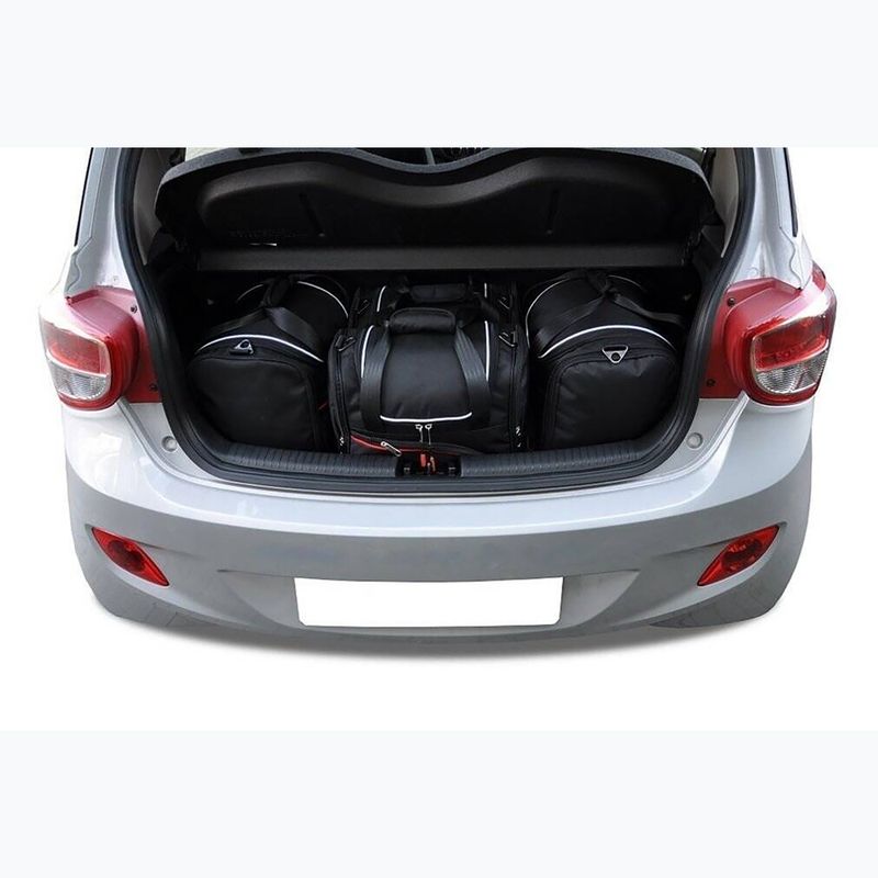 Bagažinės krepšių komplektas KJUST Hyundai I10 2013-2020 4 vnt black 10