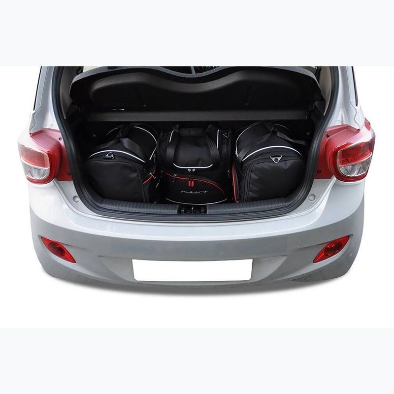Bagažinės krepšių komplektas KJUST Hyundai I10 2013-2020 4 vnt black 11