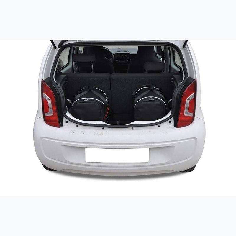Bagažinės krepšių rinkinys KJUST Volkswagen Up! 2011-2023 3 vnt. juodas 11