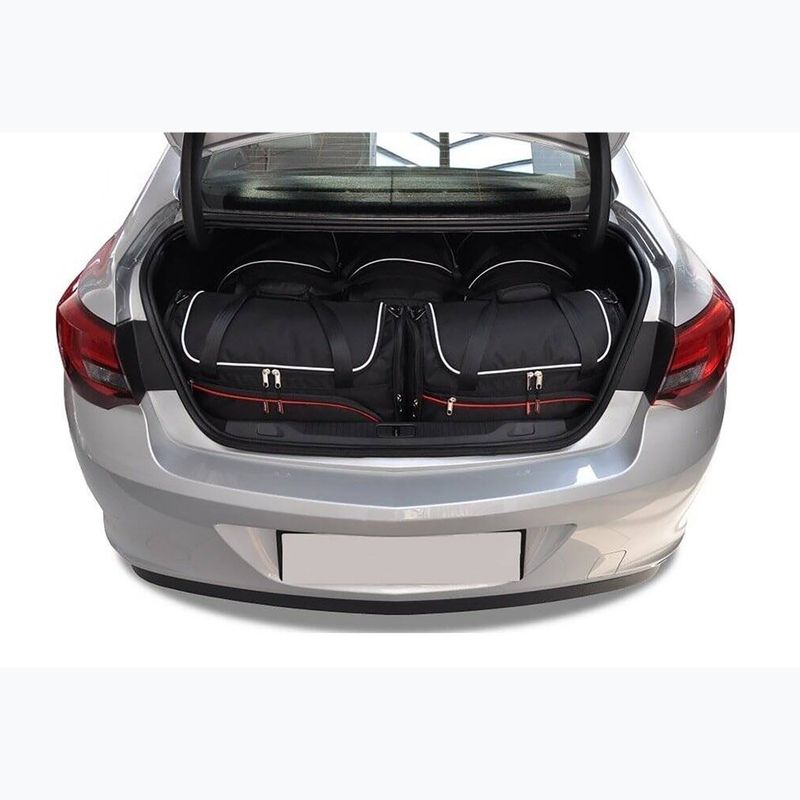 Bagažinės krepšių rinkinys KJUST Opel Astra Limousine 2012-2019 5 vnt. Juodas 11