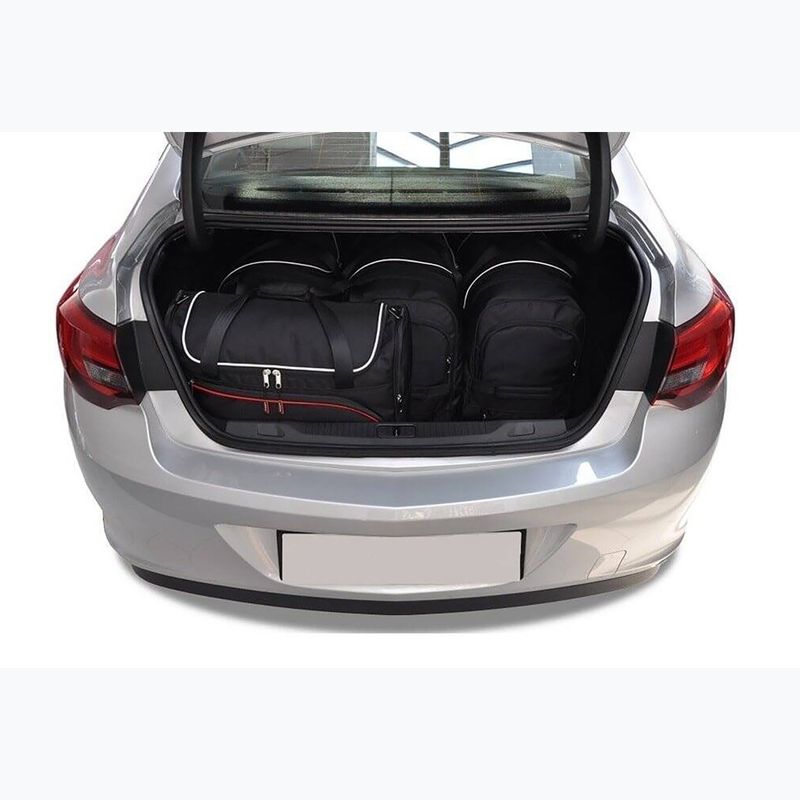 Bagažinės krepšių rinkinys KJUST Opel Astra Limousine 2012-2019 5 vnt. Juodas 12