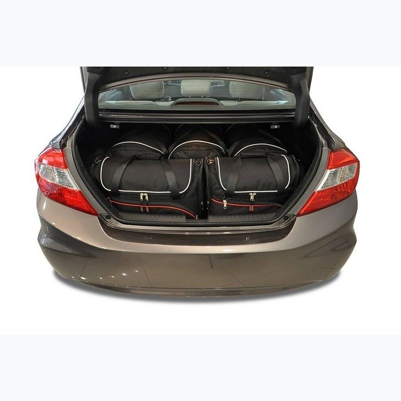 Bagažinės krepšių komplektas KJUST Honda Civic Limousine 2012-2017 5 vnt black 12