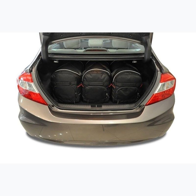 Bagažinės krepšių komplektas KJUST Honda Civic Limousine 2012-2017 5 vnt black 13