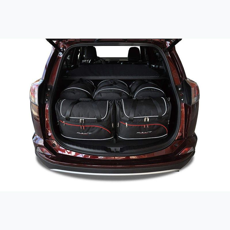 Bagažinės krepšių komplektas KJUST Toyota Rav4 2013-2018 5 vnt. juodas 14