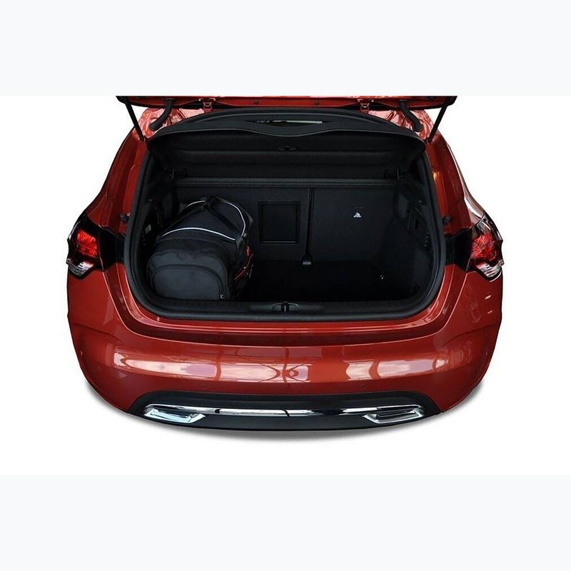 Bagažinės krepšių komplektas KJUST Citroen Ds4 Hatchback 2011-2015 4 vnt black 18