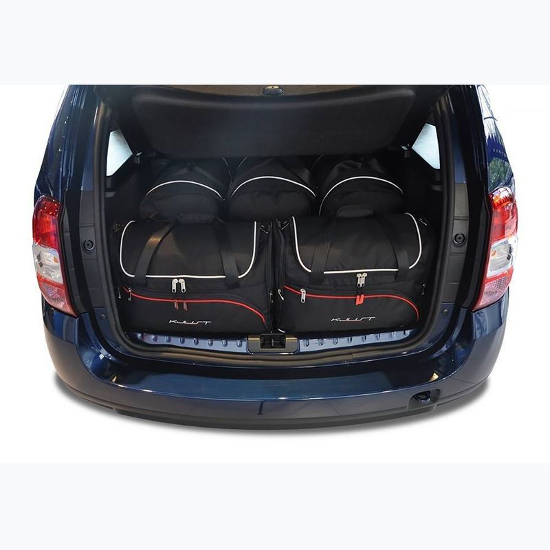 Bagažinės krepšių komplektas KJUST Dacia Duster 2010-2017 5 vnt black 15