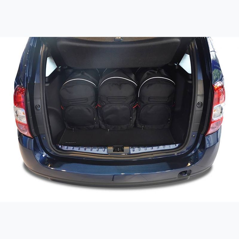 Bagažinės krepšių komplektas KJUST Dacia Duster 2010-2017 5 vnt black 17