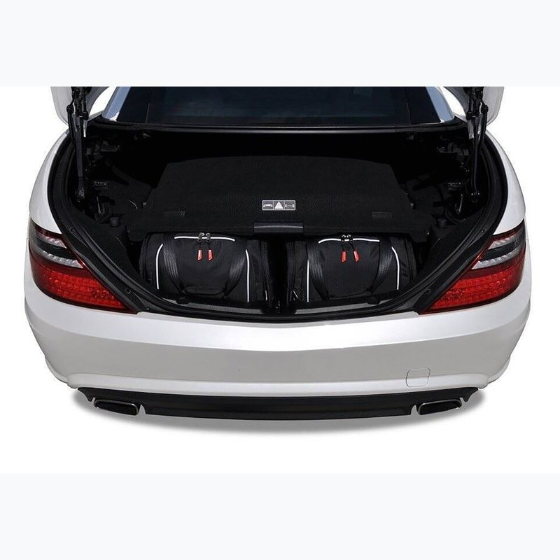 Bagažinės krepšių komplektas KJUST Mercedes-Benz Slk 2011-2015 2 vnt. juodas 13