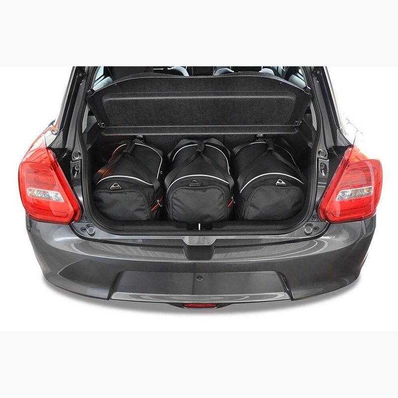 Bagažinės krepšių rinkinys KJUST Suzuki Swift 2017+ 3 vnt. Juodas 10