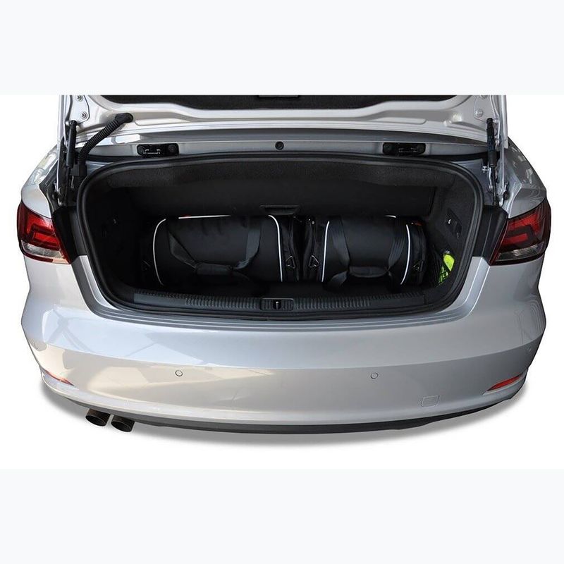 KJUST Audi A3 Cabrio 2014-2016 bagažo skyriaus krepšių rinkinys 4 vnt., juodas 16