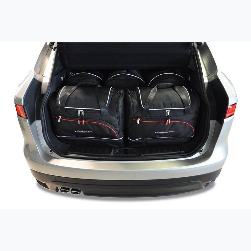 Bagažinės krepšių komplektas KJUST Jaguar F-Pace 2015+ 5 vnt black 16