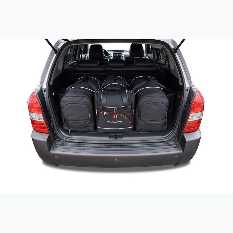 Bagažinės krepšių komplektas KJUST Hyundai Tucson 2004-2010 4 vnt black 16