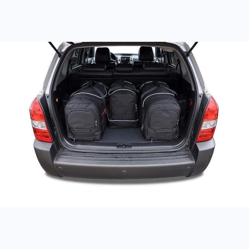 Bagažinės krepšių komplektas KJUST Hyundai Tucson 2004-2010 4 vnt black 17