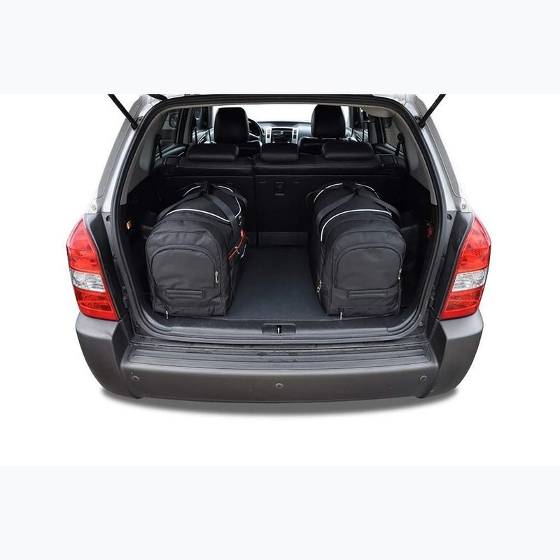 Bagažinės krepšių komplektas KJUST Hyundai Tucson 2004-2010 4 vnt black 17