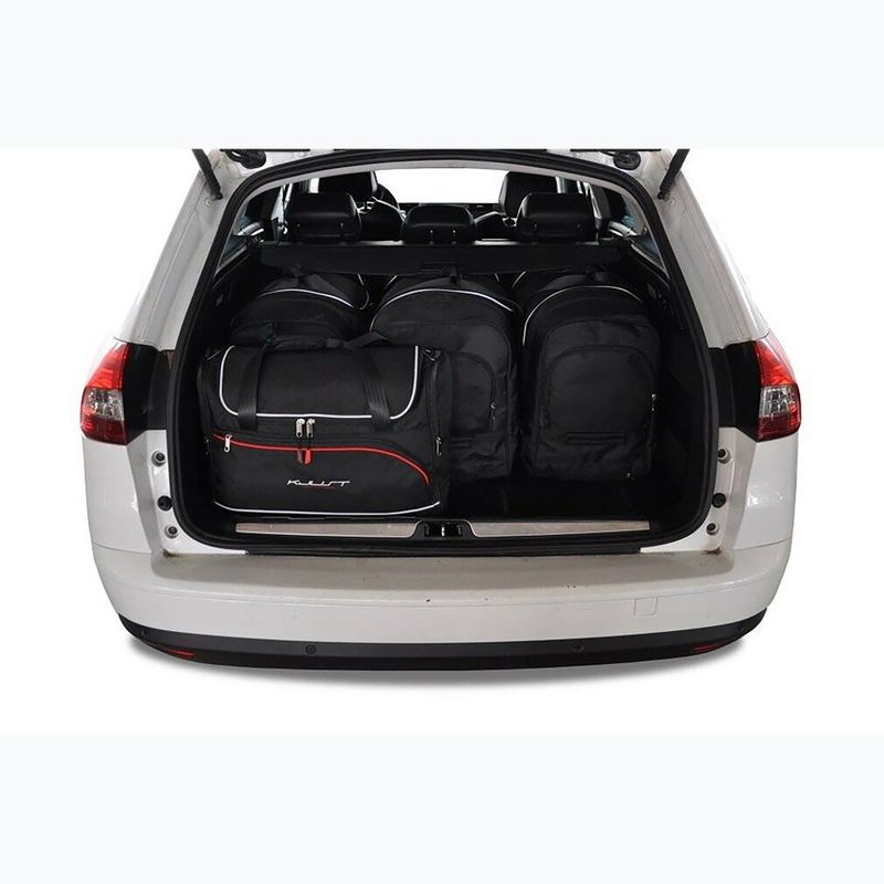 Bagažinės krepšių komplektas KJUST Citroen C5 Tourer 2008-2017 5 vnt black 14