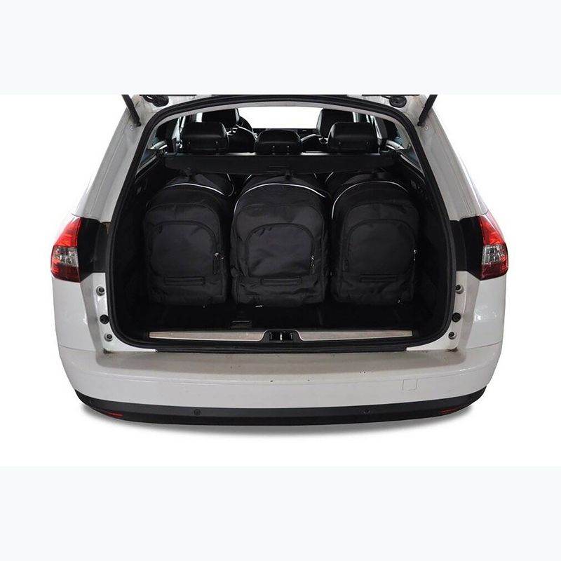 Bagažinės krepšių komplektas KJUST Citroen C5 Tourer 2008-2017 5 vnt black 15