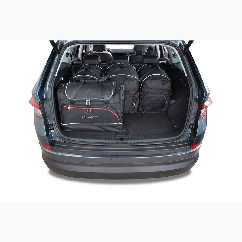 Bagažinės krepšių rinkinys KJUST Skoda Kodiaq 2016-2023 5 vnt. juodas 12
