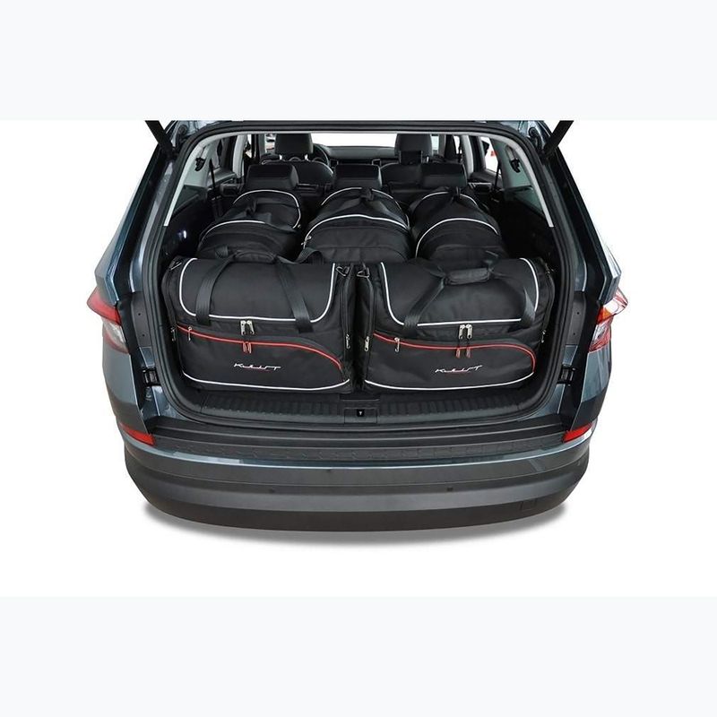 Bagažinės krepšių rinkinys KJUST Skoda Kodiaq 2016-2023 5 vnt. Juodas 11