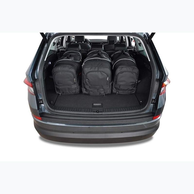 Bagažinės krepšių rinkinys KJUST Skoda Kodiaq 2016-2023 5 vnt. Juodas 13