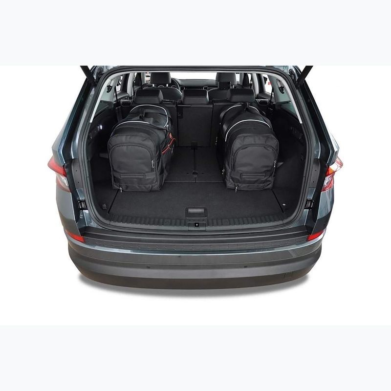 Bagažinės krepšių rinkinys KJUST Skoda Kodiaq 2016-2023 5 vnt. Juodas 14